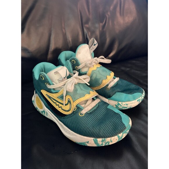 Nike Sneakers Kevin Durant KD Trey 5 X Clear Jade Sulphur Men’s Size 8 - Picture 1 of 9